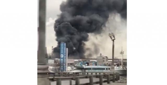 Veliki požar na pijaci blizu Moskve FOTO/VIDEO