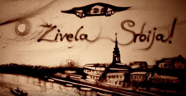 Peščana bajka ili kako Ksenija Simonova vidi Srbiju