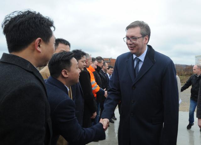 Image result for Srbija je pouzdan partner i na nju će Kina uvek moći da računa, izjavio je premijer Aleksandar Vučić na otvaranju radova na Koridoru 11 od Surčina do Obrenovca.
