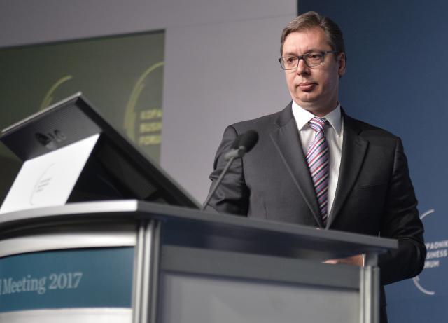 Vucic expects help from EU, US, Russia on Kosovo army issue