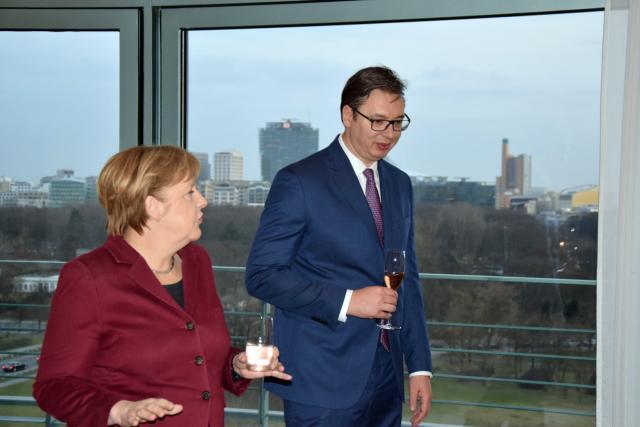 Merkel is "very concerned about Western Balkans" - Vucic