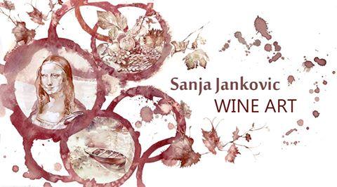 Umetnica iz Srbije slika "akvarele" od vina (FOTO)