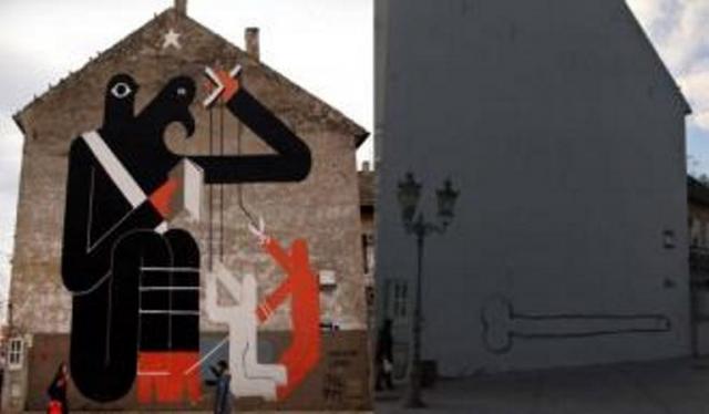 Borba za zid: Ko je prekrečio mural čuvenog umetnika u NS?