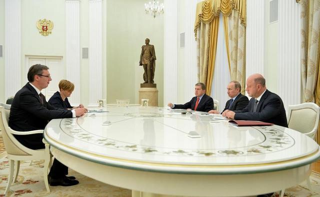 Putin i Vuèiæ u ponedeljak u Moskvi