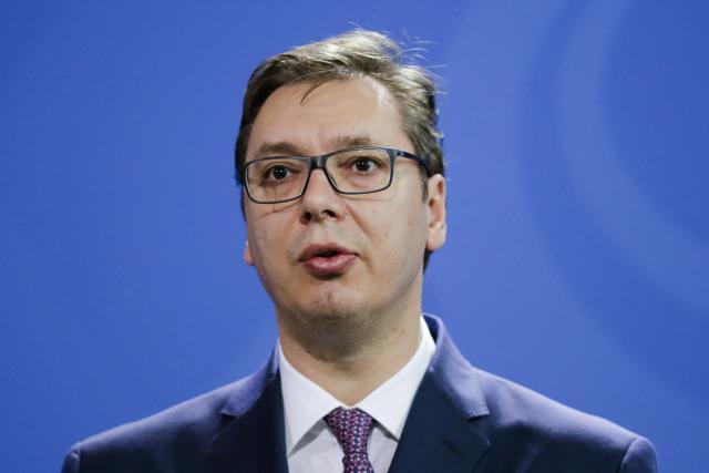 Vucic responds to criticism concerning Schroeder and Clinton