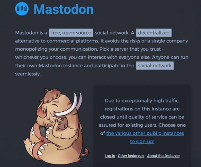 Mastodon, alternativa komercijalnim platformama