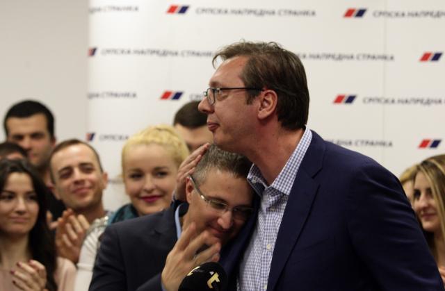 Vucic happy with results, comments on protests against him