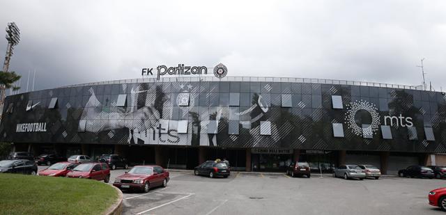 Finale Kupa na stadionu Partizana