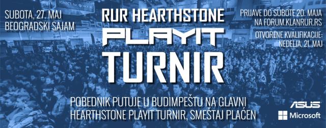 Prijavite se za Playit Hearthstone turnir na BG Sajmu!
