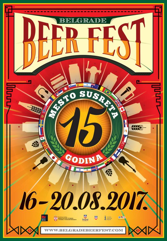 Jubilarni 15. Beer Fest od 16. do 20. avgusta na Ušću