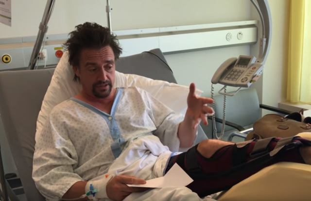 Ričard Hamond u bolnici: Nisam mrtav. Izvinite što sam takav
