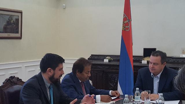 Qatar's ambassador received by Serbia's acting PM