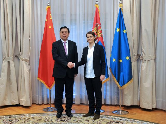 Brnabiæ i Džang: Prijateljstvo SRB i Kine osnov saradnje