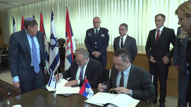 Serbia and Israel ink defense deal; Israel firm on Kosovo
