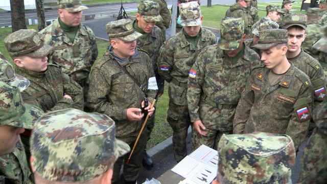 Serbians join Russians for Western Military District drill