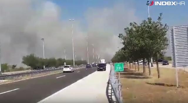 Požar na auto-putu: "Vozili unazad, haos, policije nigde"