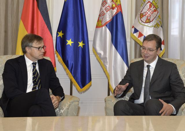 Vučić razgovarao sa amabasadorom Nemačke