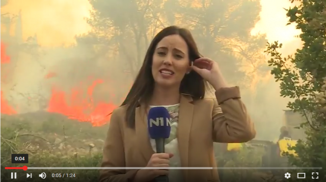 Ovako izgleda izveštavanje s požarišta: Vatra pod nogama