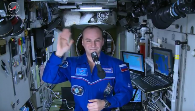 Deci iz Srbije se prvi put obratio astronaut sa svemirske stanice