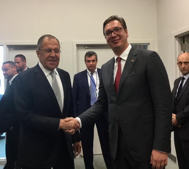 O čemu su razgovarali Vučić i Lavrov u Americi VIDEO