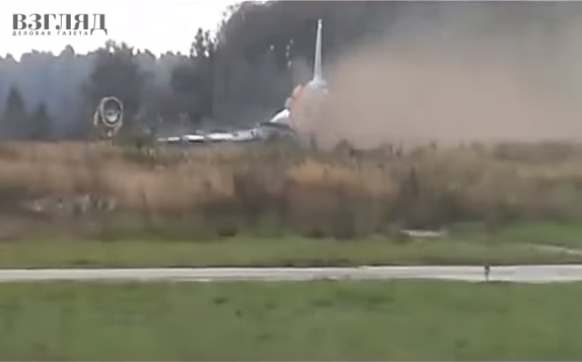 Ruski bombarder sleteo s piste VIDEO