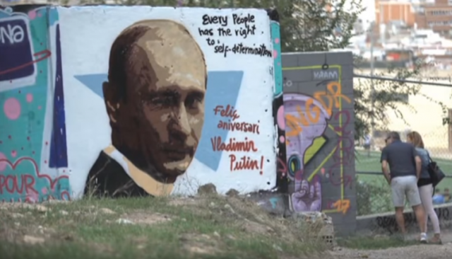 Nièu grafiti u svetu: "Sreæan roðendan Putine, zaštitnièe"