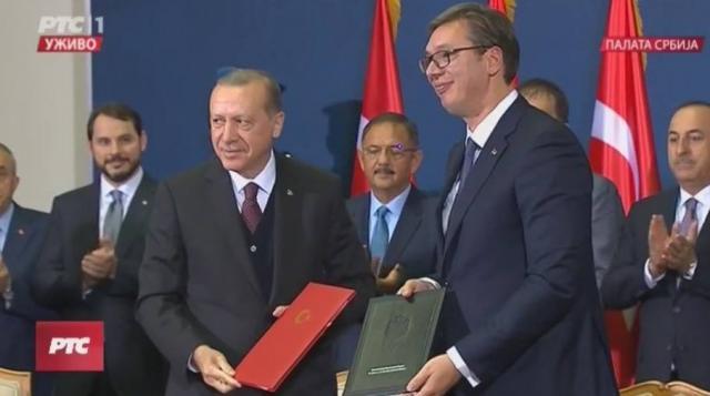 Serbia and Turkey sign 12 agreements, ready 4 more
