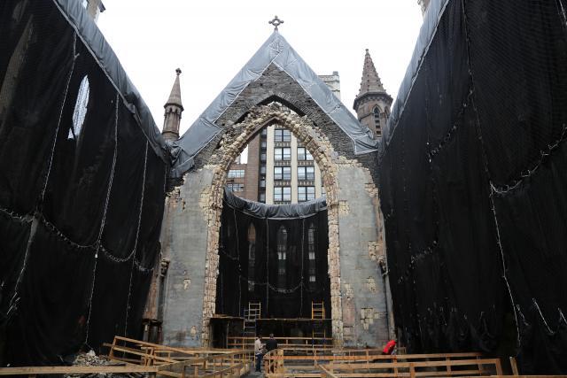 Millions needed to repair burned down Serbian church in NYC