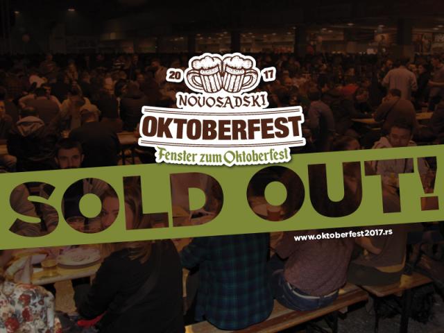 Prodate sve veèernje ulaznice za "Novosadski Oktoberfest"