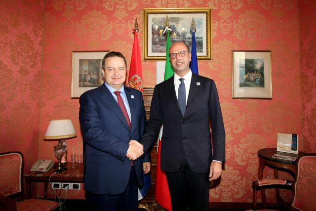 Dačić razgovarao sa šefom italijanske diplomatije Alfanom