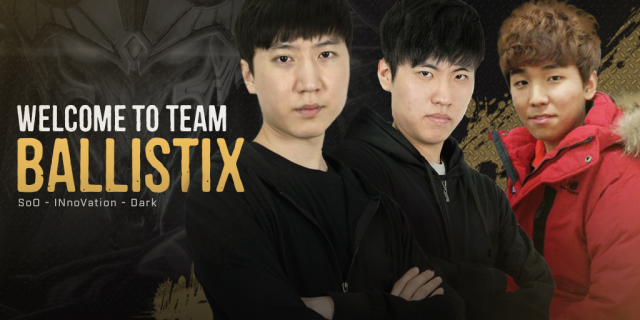 Sc2: soO, INnoVation i Dark su novi èlanovi tima Ballistix!