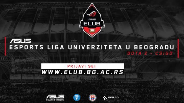Poèinje eSports liga Univerziteta u Beogradu