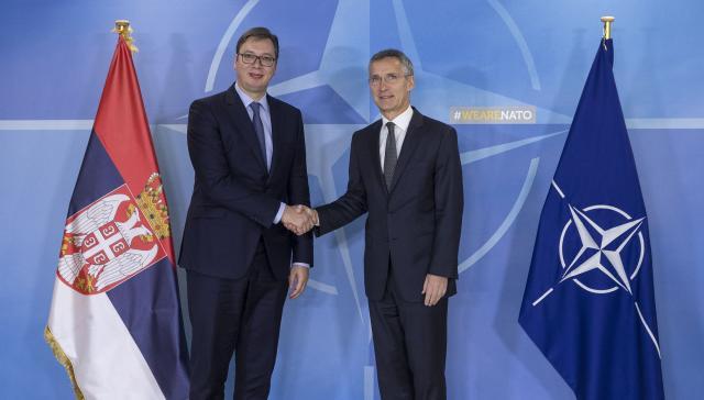 Vucic and Stoltenberg had 