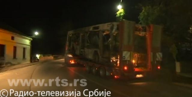 Izgoreo autobus kod Kraljeva, putnici uspeli da pobegnu