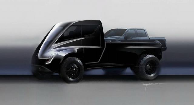 Na samo kamion i Roadster: Mask otkrio i izgled pik-apa