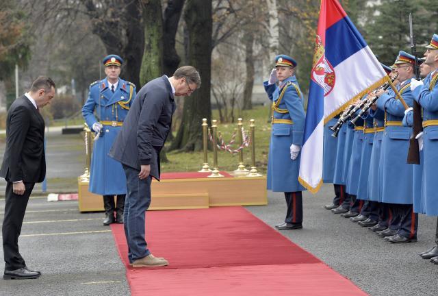 9 new helicopters, and patriotism-boosting education - Vucic