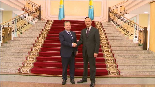 Kazakhstan "firmly supports Serbia's territorial integrity"