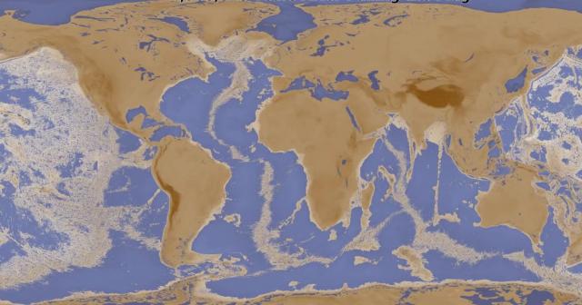 Ovako bi izgledala Zemlja kada bi istekla voda iz okeana / VIDEO