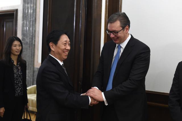 Vucic receives China's HBIS Group president