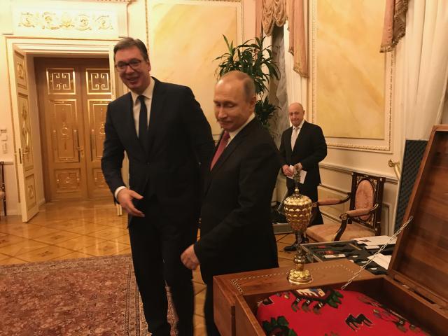 Vucic and Putin 