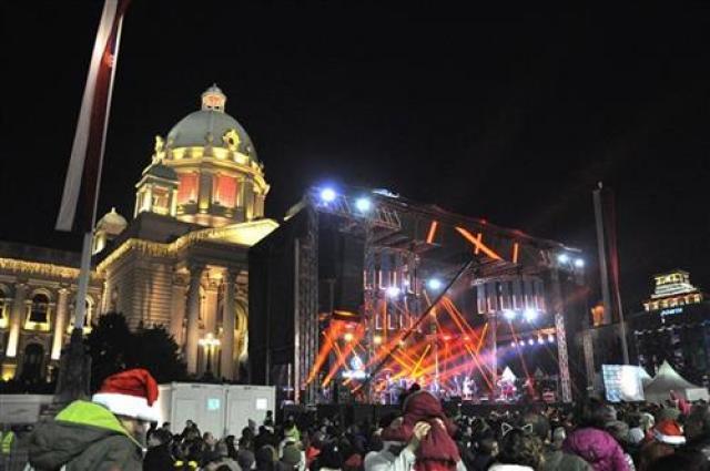New Year welcomed across Serbia