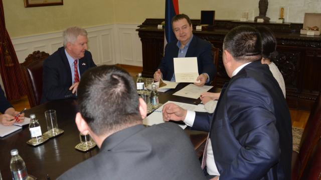 Dacic gets his holiday cards from Trump and Tillerson