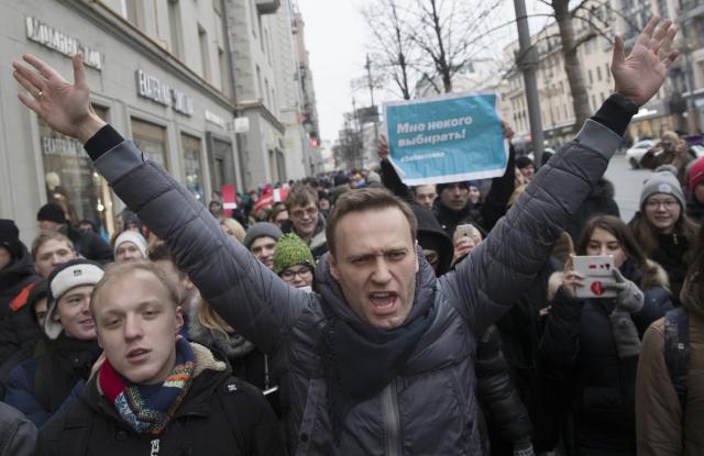 Protesti širom Rusije, uhapšen Navaljni / VIDEO