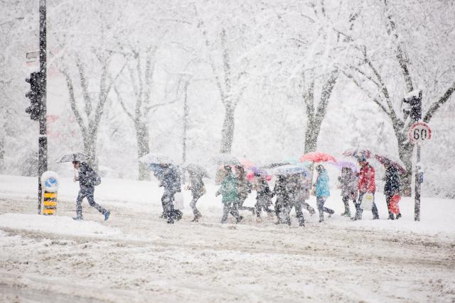 Snežno nevreme besni u regionu, pahulje i u Srbiji VIDEO