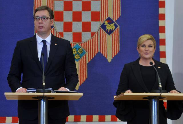 Serbian and Croatian presidents "did not talk about past"