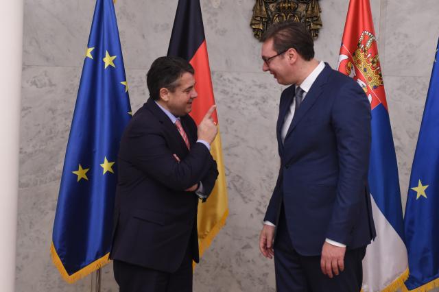Vučić razgovara sa ministrom spoljnih poslova Nemačke