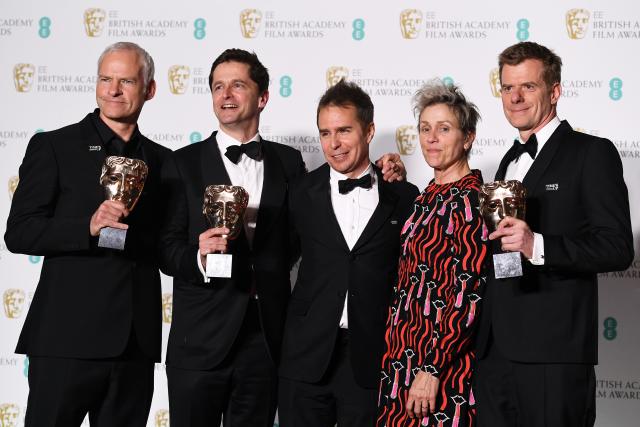 Lista dobitnika BAFTA nagrada: Pet priznanja za film Martina Makdone