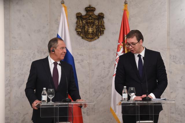 Vučić sa Lavrovom: 