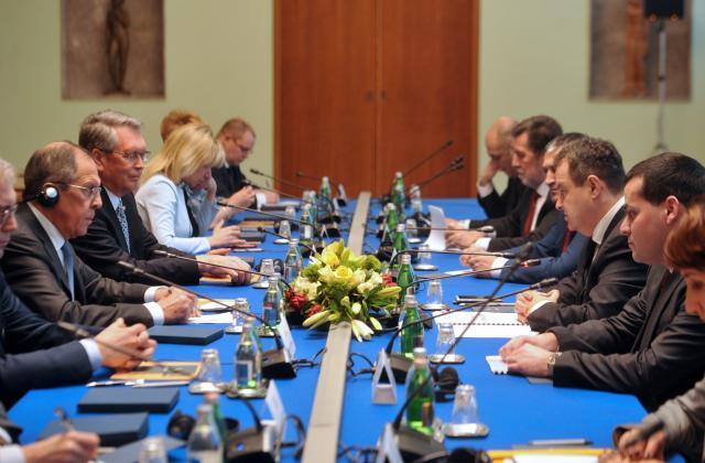 Dacic and Lavrov meet in Belgrade (Tanjug)
