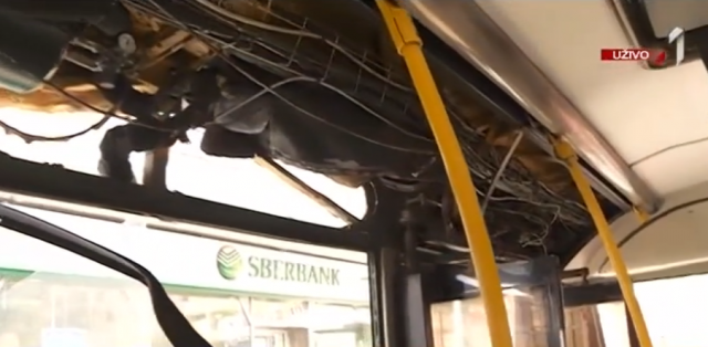 BG: Eksplozija u gradskom autobusu, povreðena žena / VIDEO